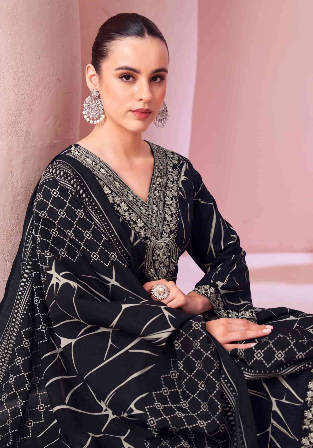 Alok Suit Jade Baagh Pure Viscose Rayon Designer Dress Material - Amrah Wholesale