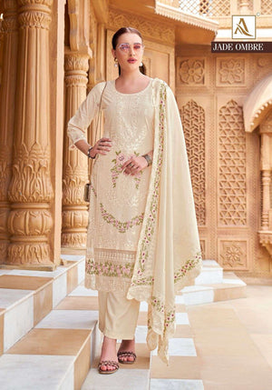 Alok Suit Jade Ombre