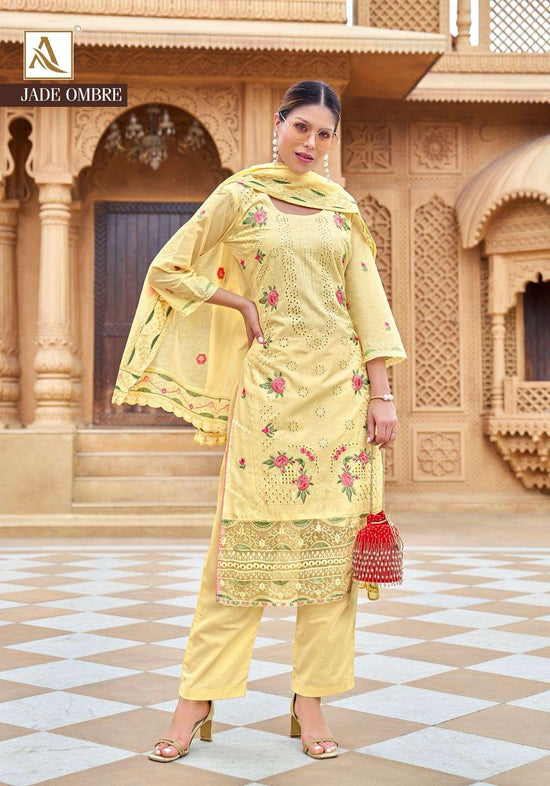 Alok Suit Jade Ombre