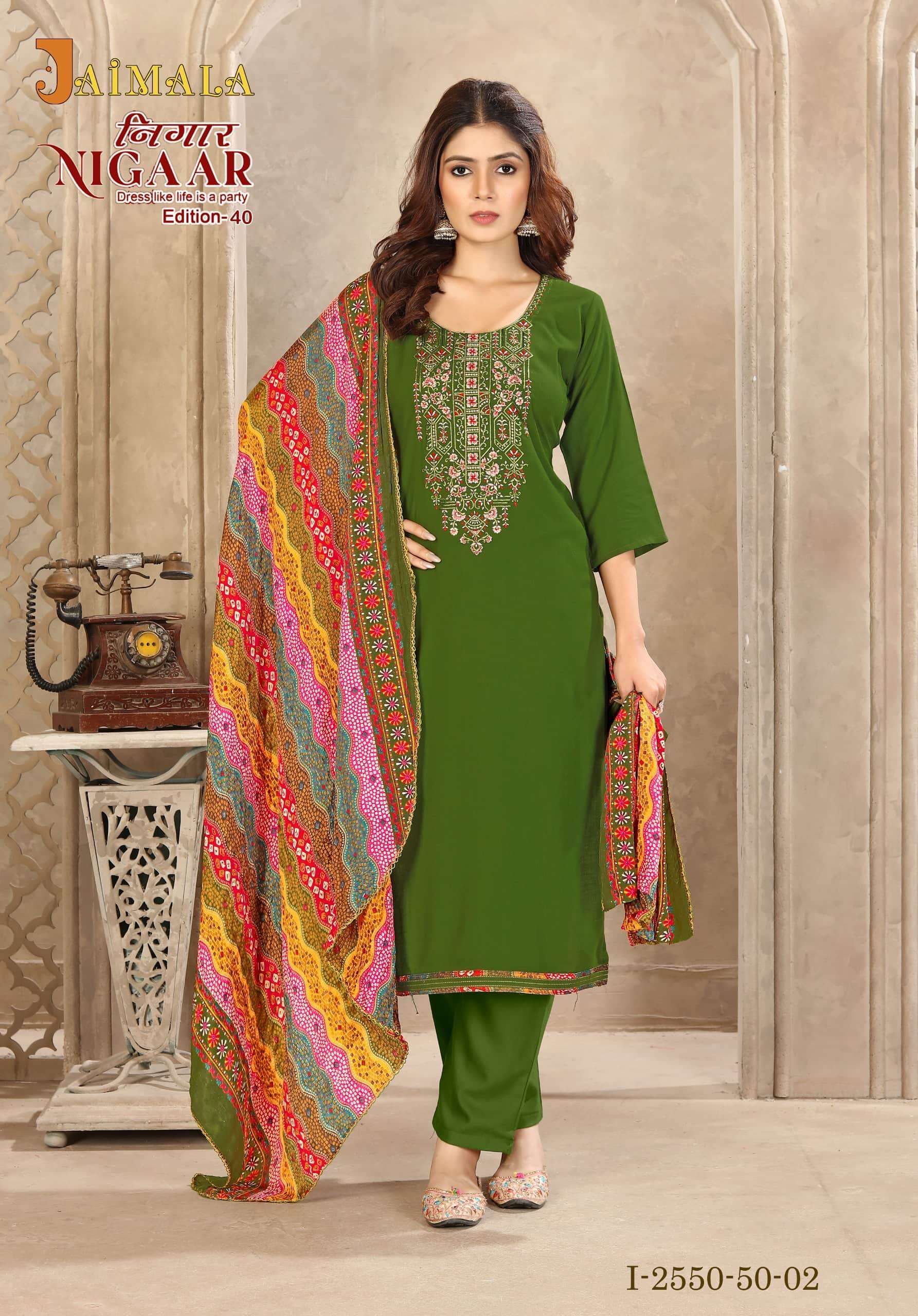 Alok Suit Jaimala Nigae Vol-40