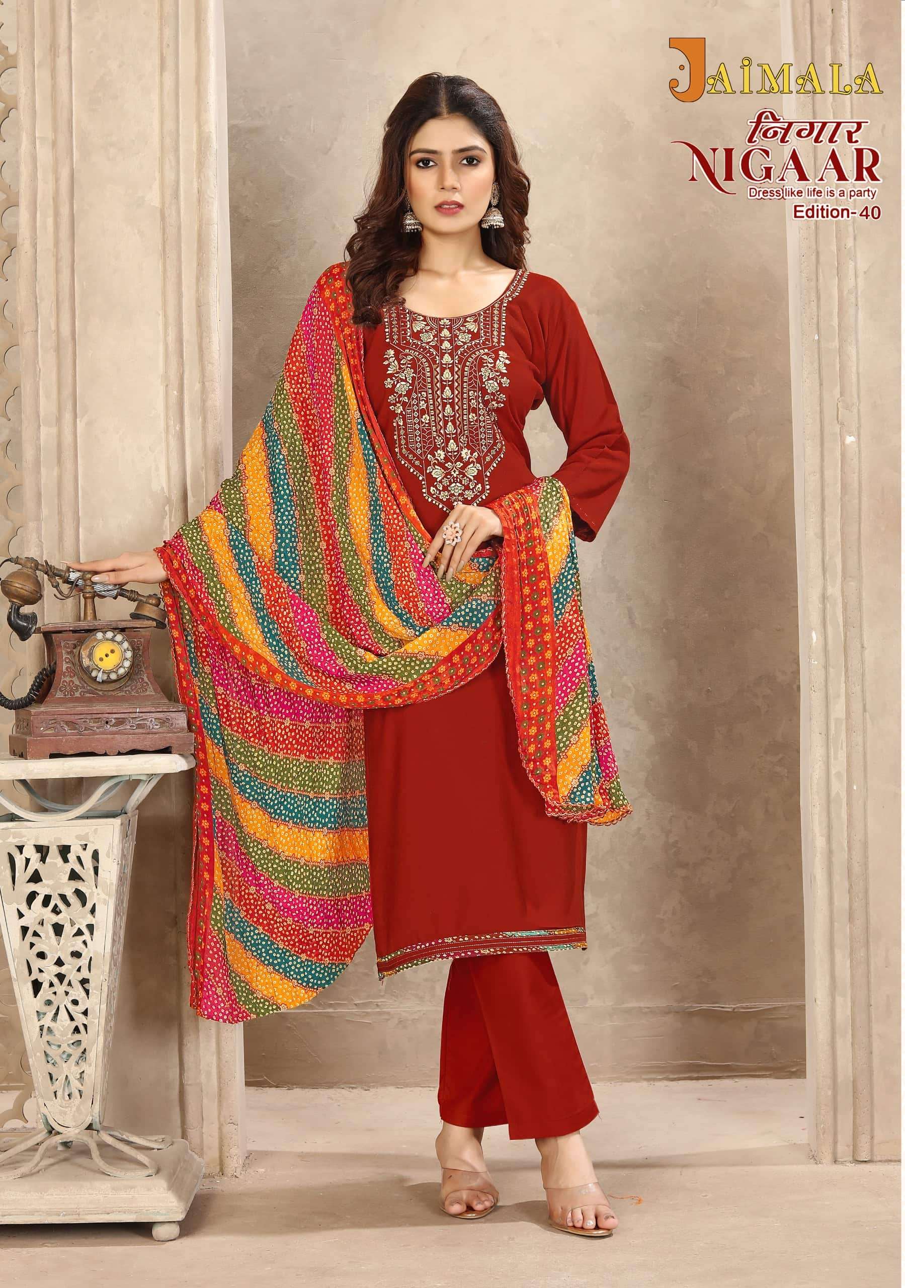Alok Suit Jaimala Nigae Vol-40