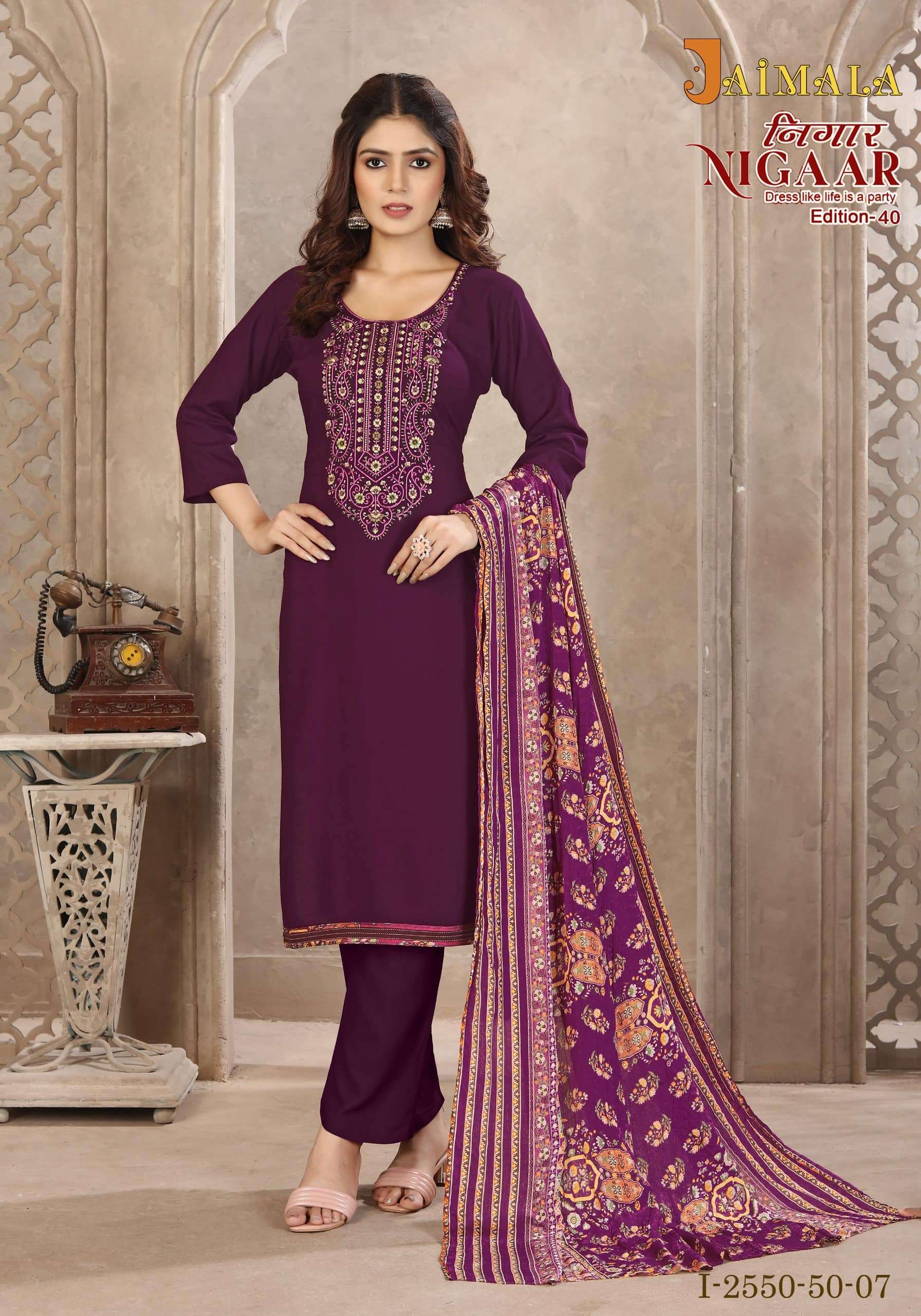 Alok Suit Jaimala Nigae Vol-40
