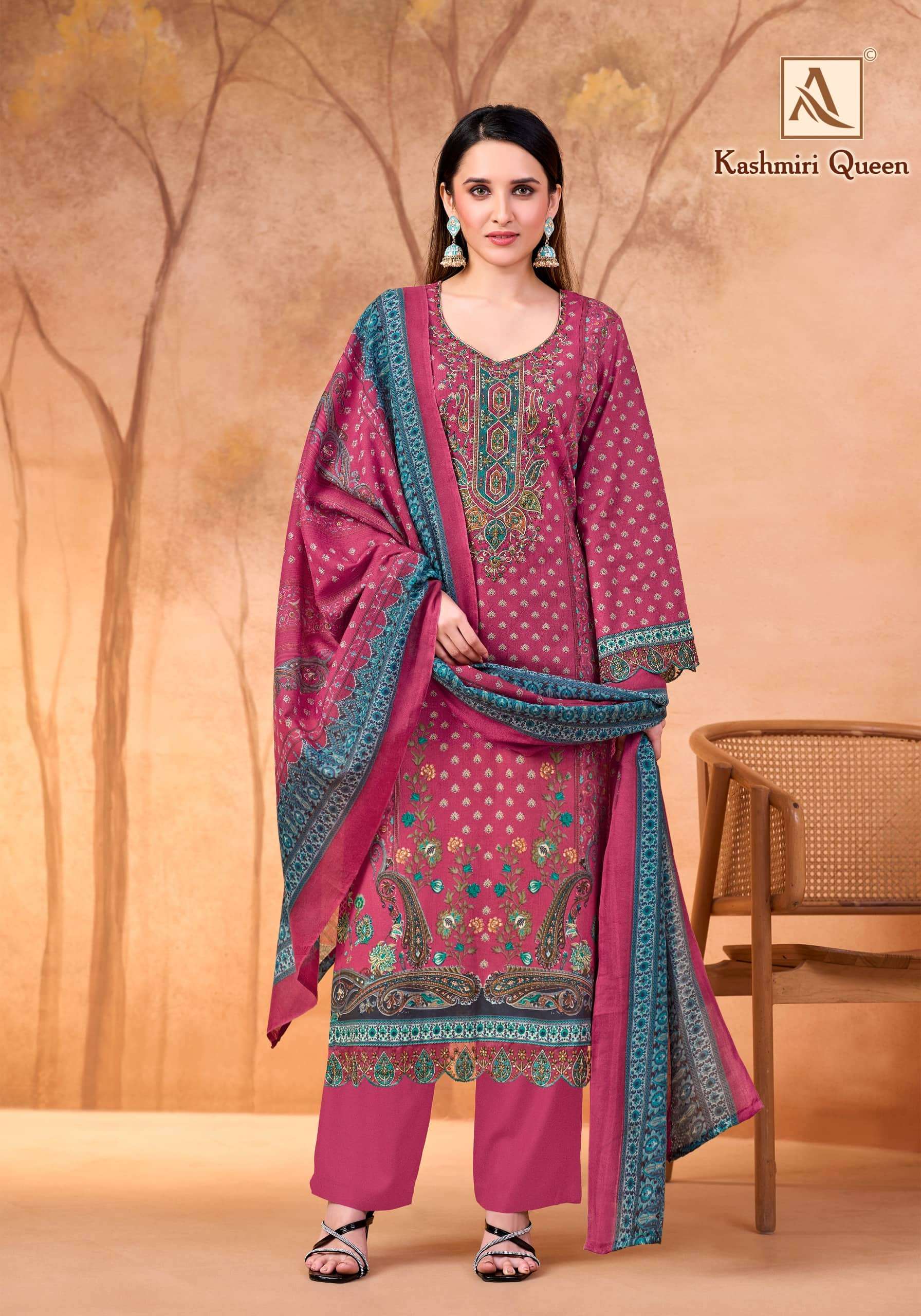 Alok Suit Kashmiri Queen - Amrah Wholesale