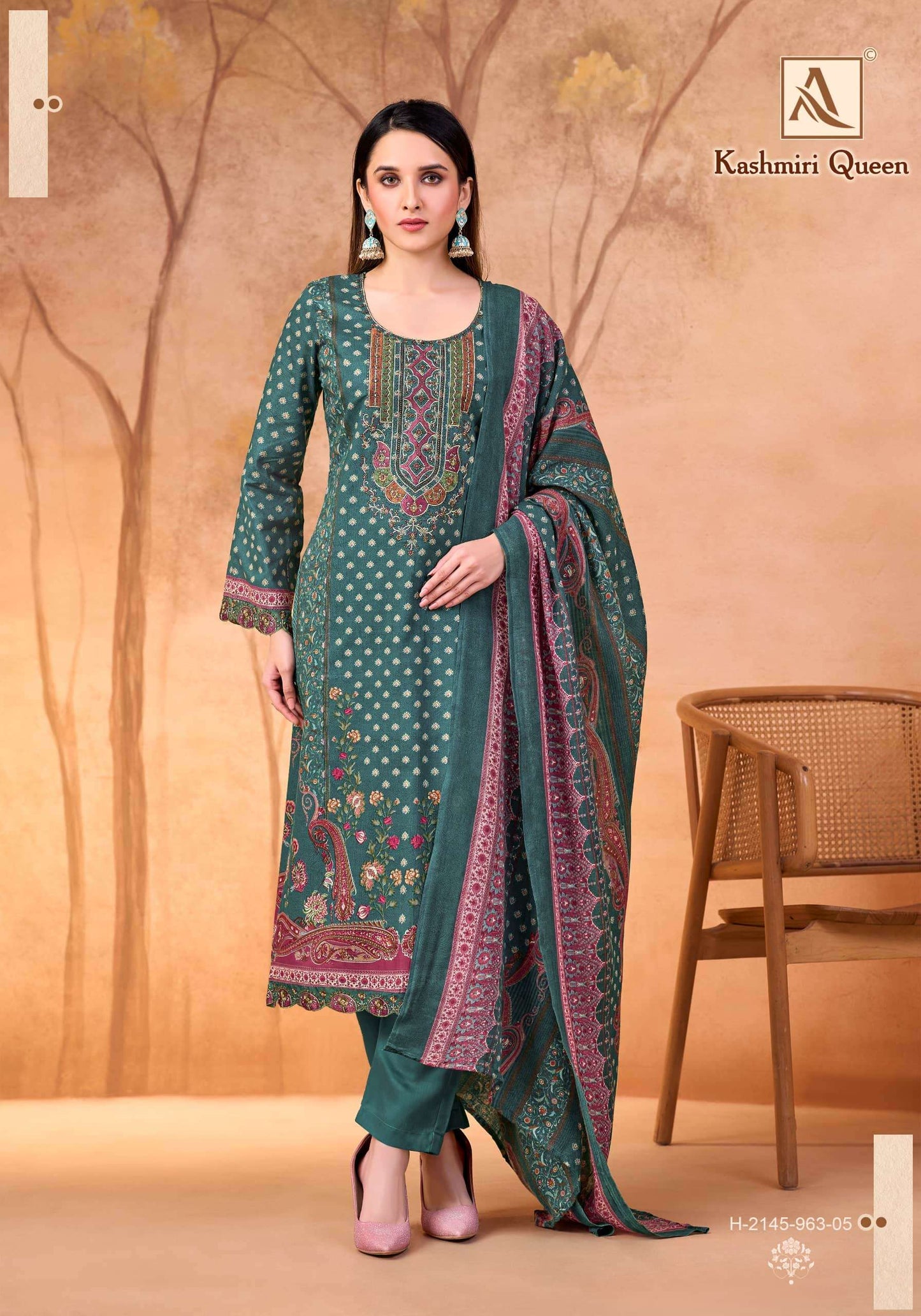 Alok Suit Kashmiri Queen - Amrah Wholesale