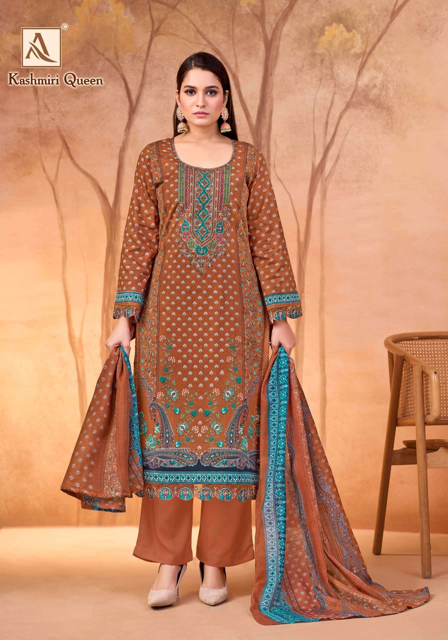 Alok Suit Kashmiri Queen - Amrah Wholesale