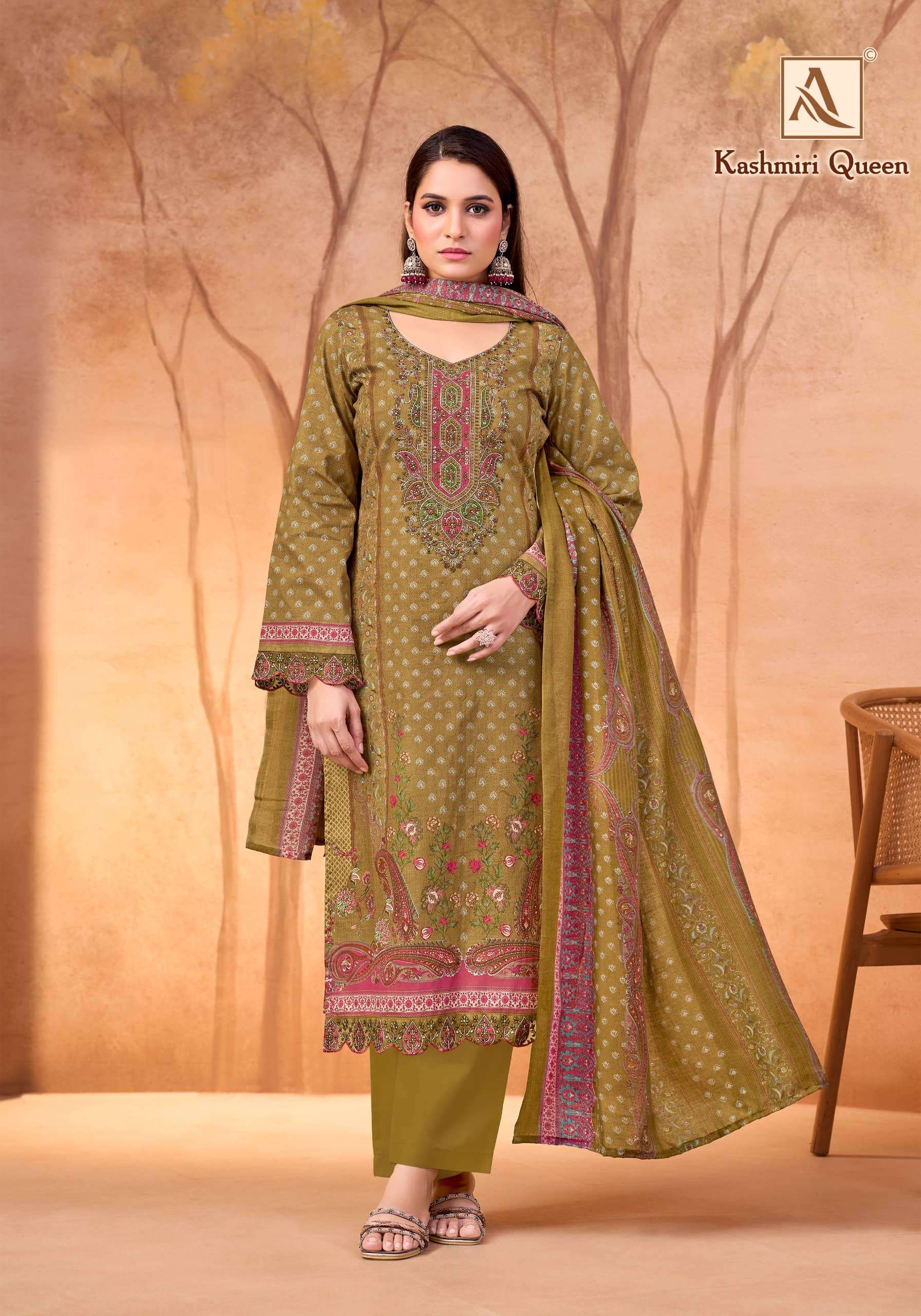 Alok Suit Kashmiri Queen - Amrah Wholesale