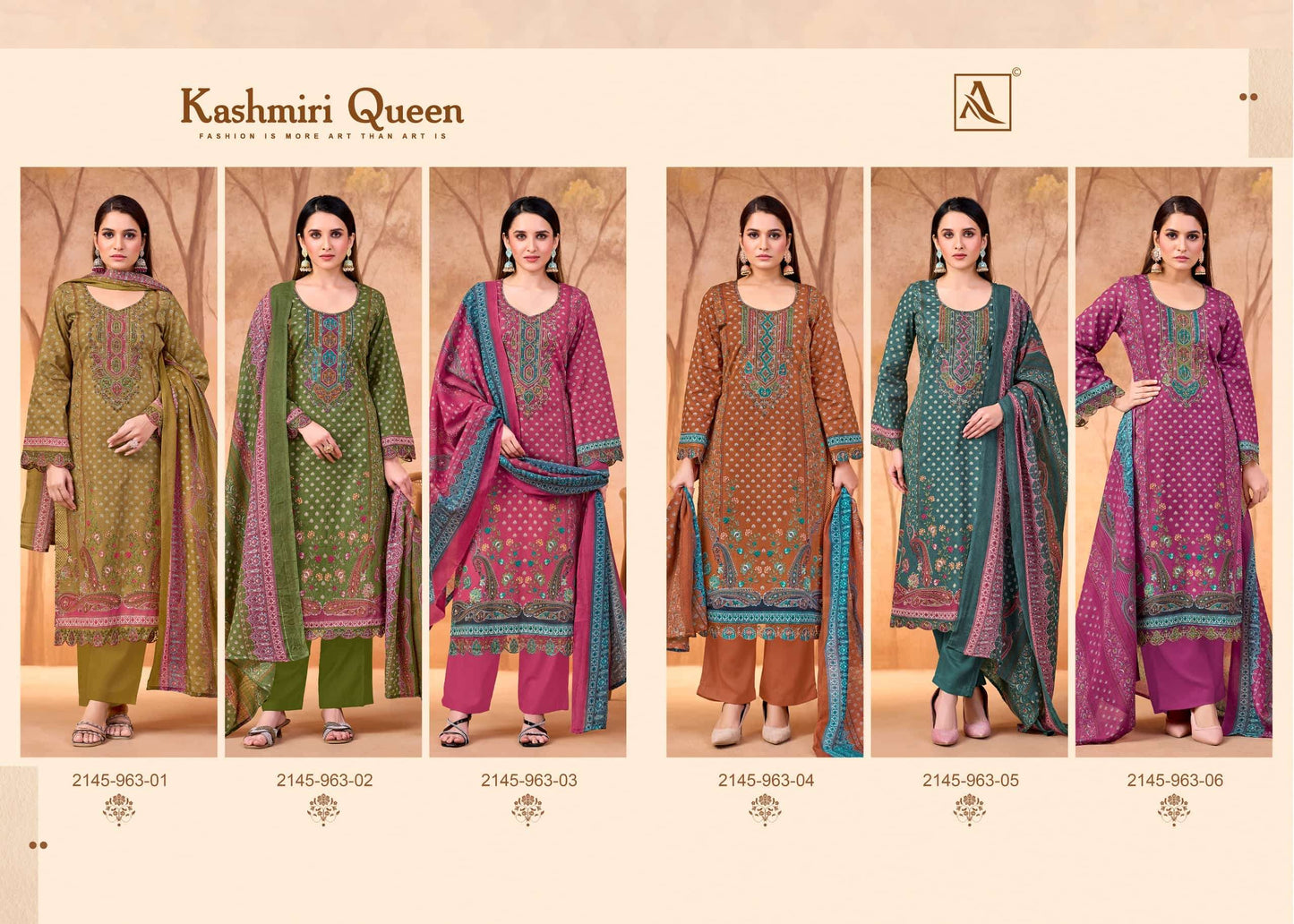 Alok Suit Kashmiri Queen - Amrah Wholesale