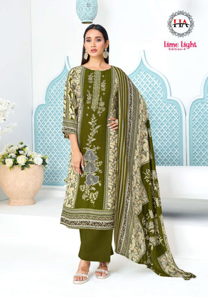 ALOK SUIT LIME LIGHT VOL - 04 Viscose Rayon Pakistani Suit - Amrah Wholesale
