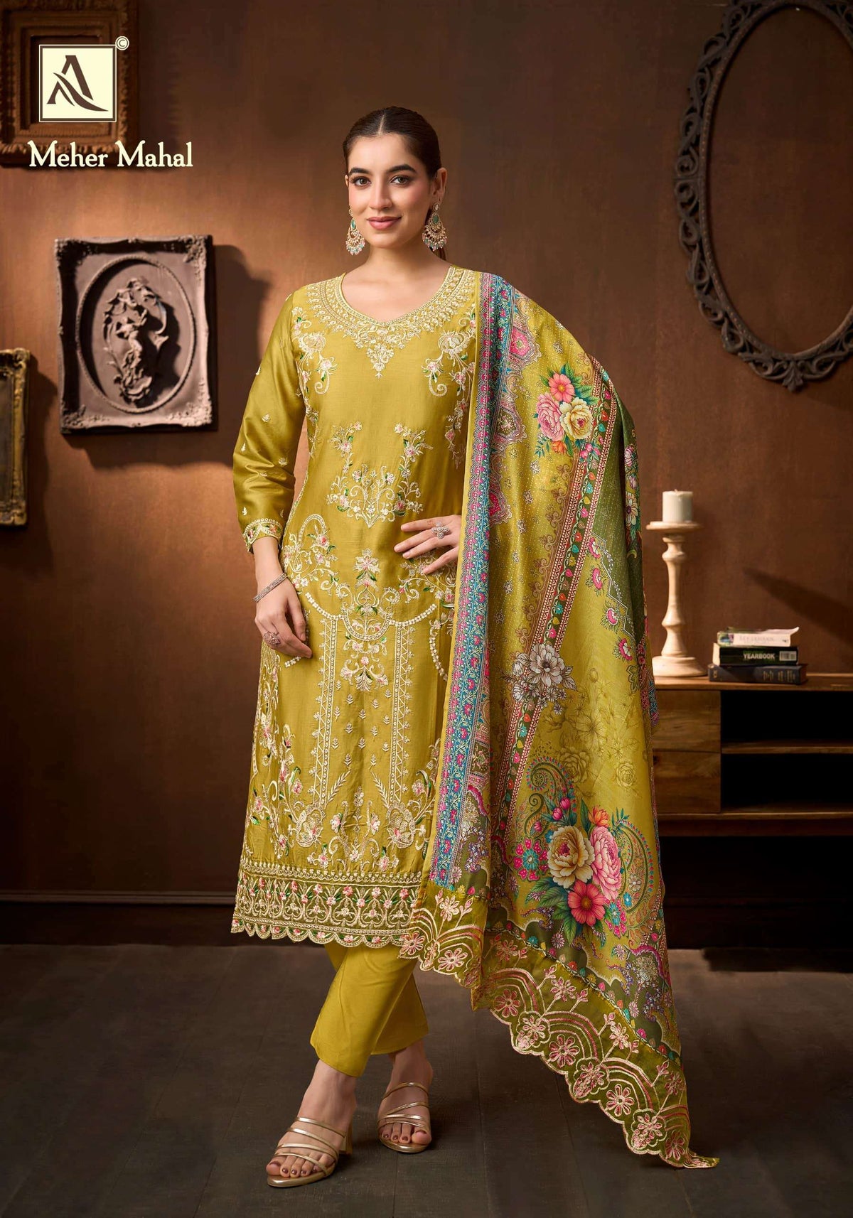 ALOK SUIT MEHER MAHAL Zaam Cotton Pakistani Suit