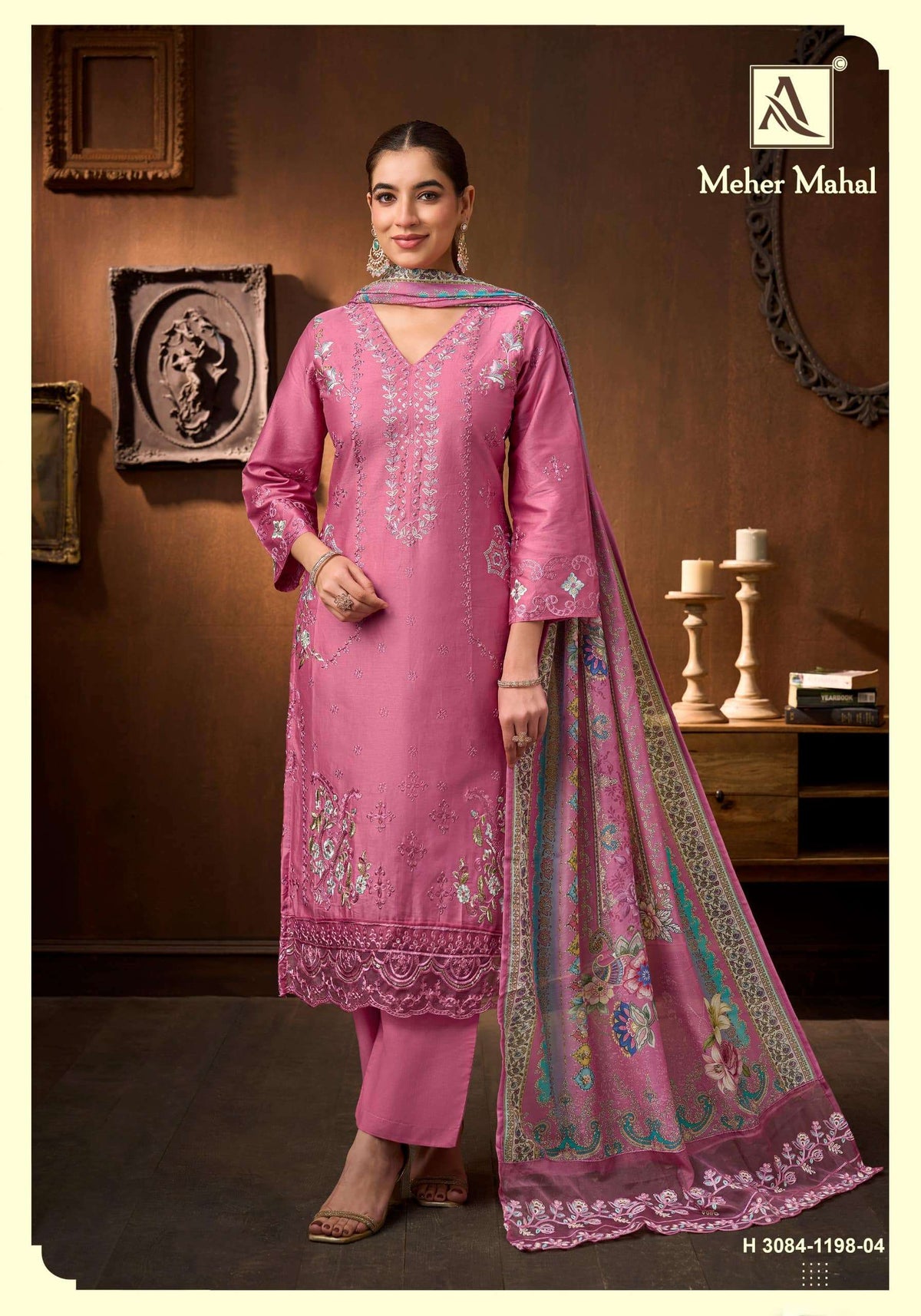 ALOK SUIT MEHER MAHAL Zaam Cotton Pakistani Suit