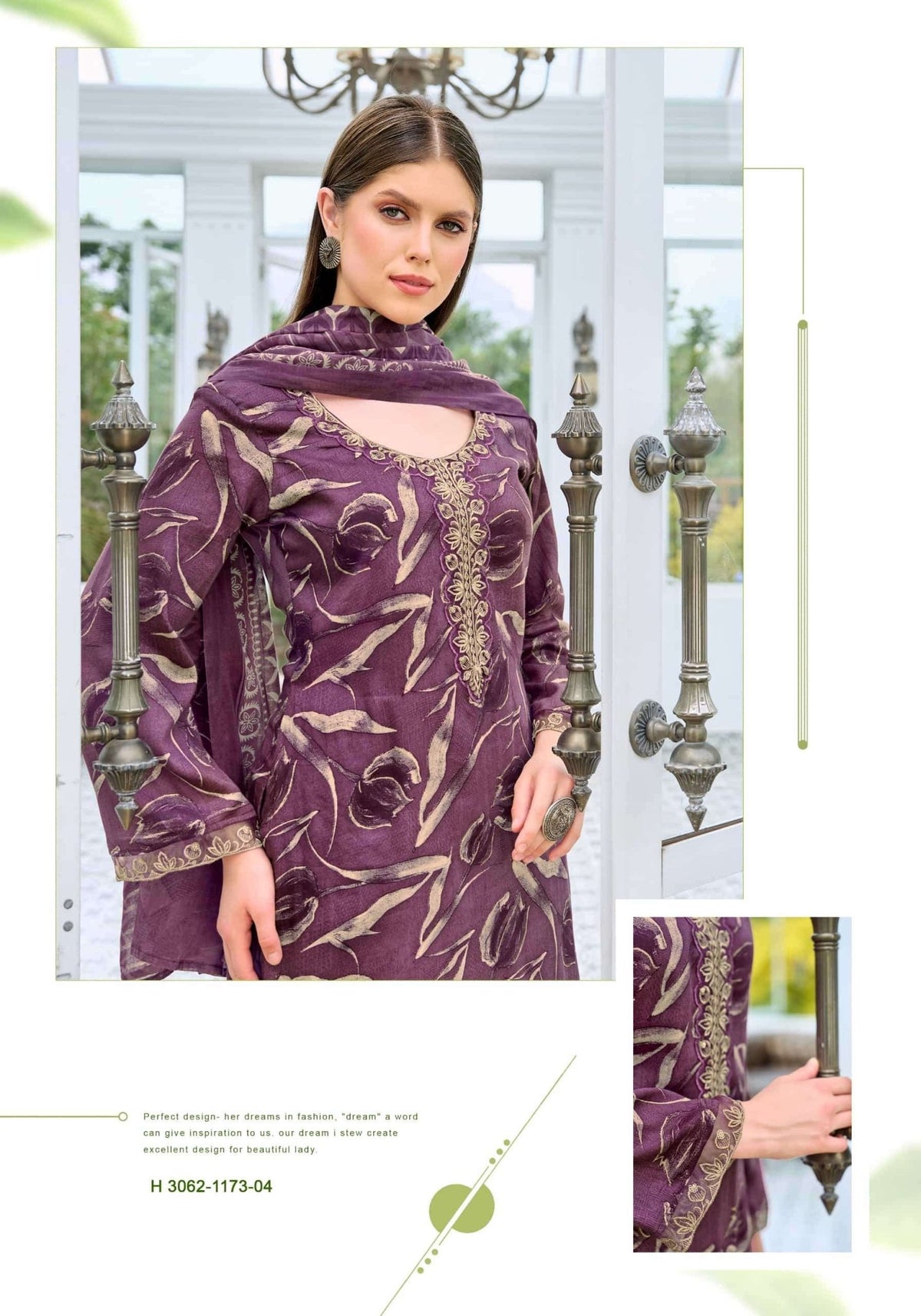 Alok Suit Nadia Hussain Premium Zam Cotton Dress Material - Amrah Wholesale