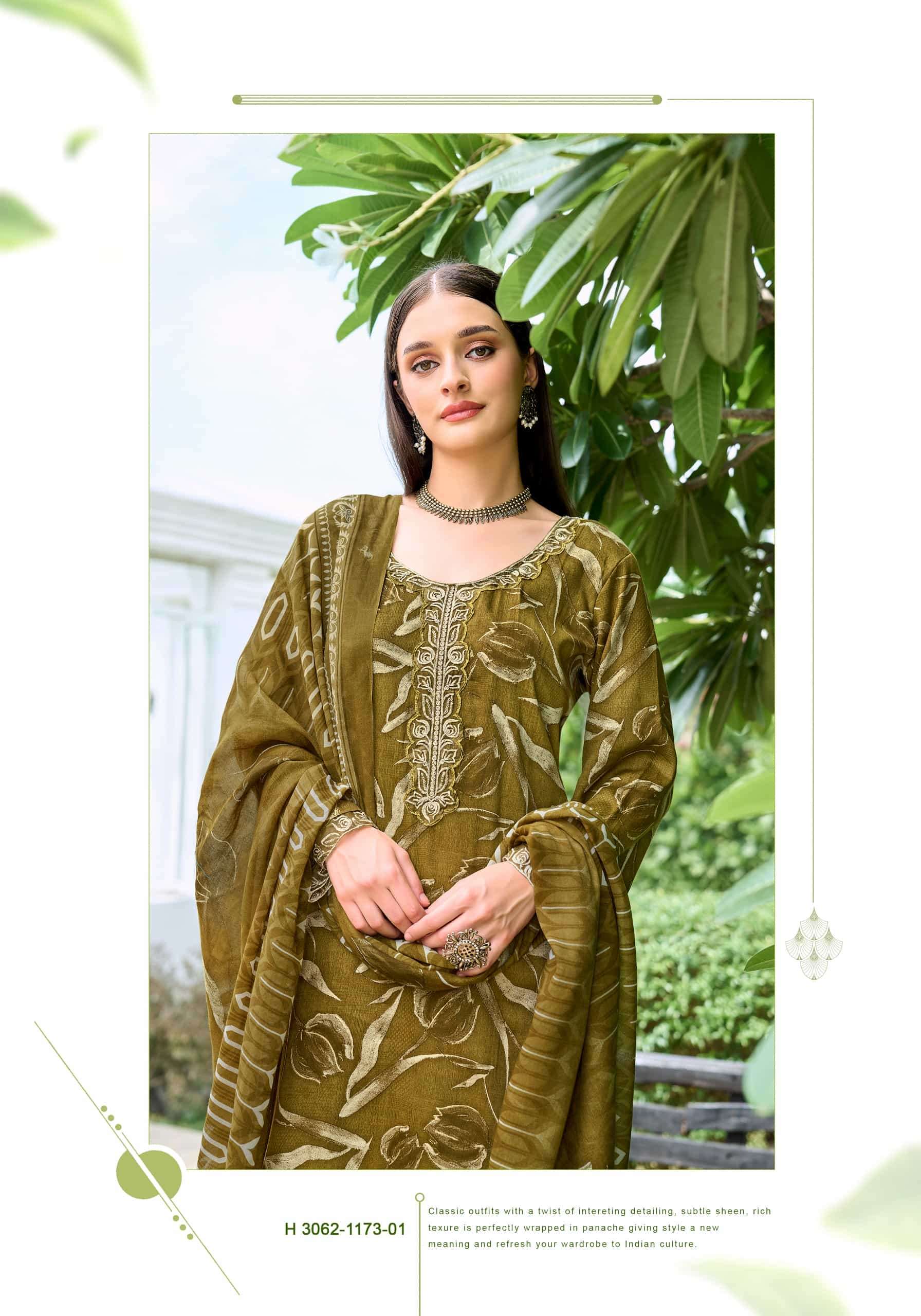 Alok Suit Nadia Hussain Premium Zam Cotton Dress Material