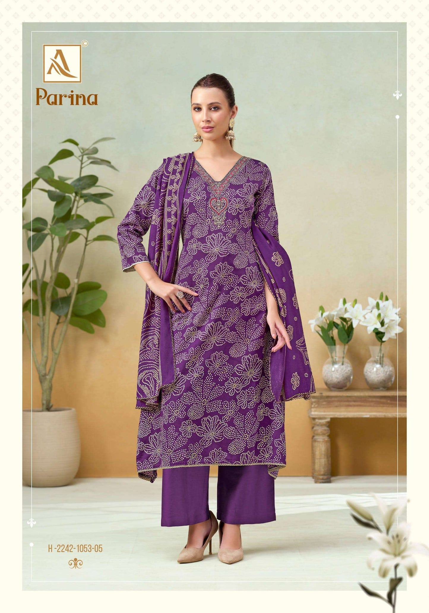 Alok Suit Parina - Amrah Wholesale