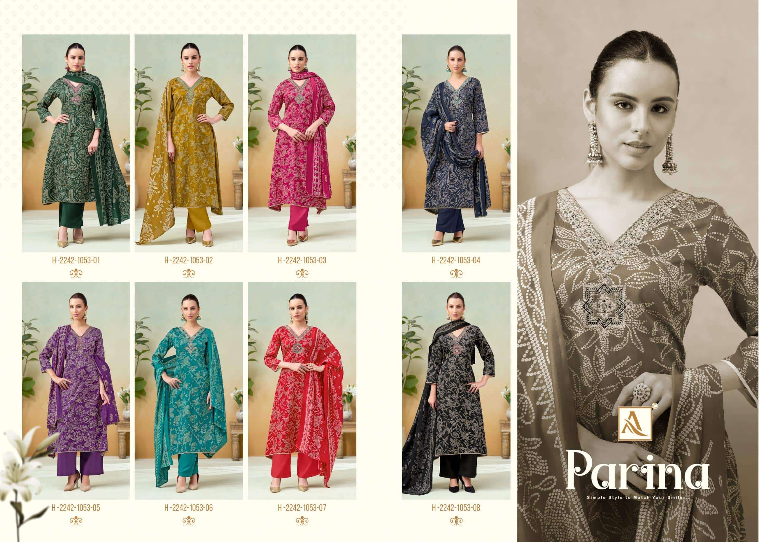 Alok Suit Parina - Amrah Wholesale