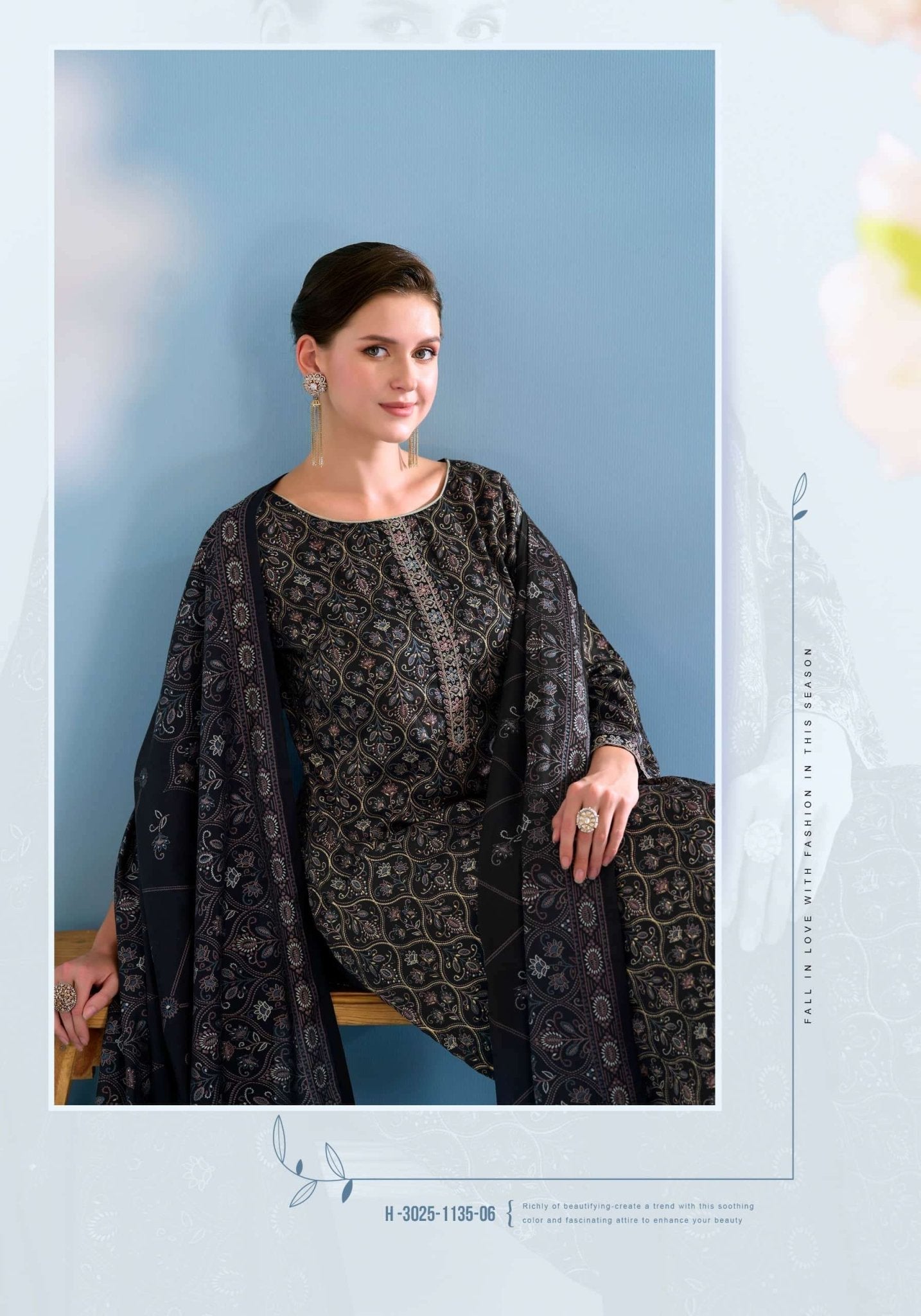 Alok Suit Phulwari Pure Zam Embroidered Dress Material - Amrah Wholesale