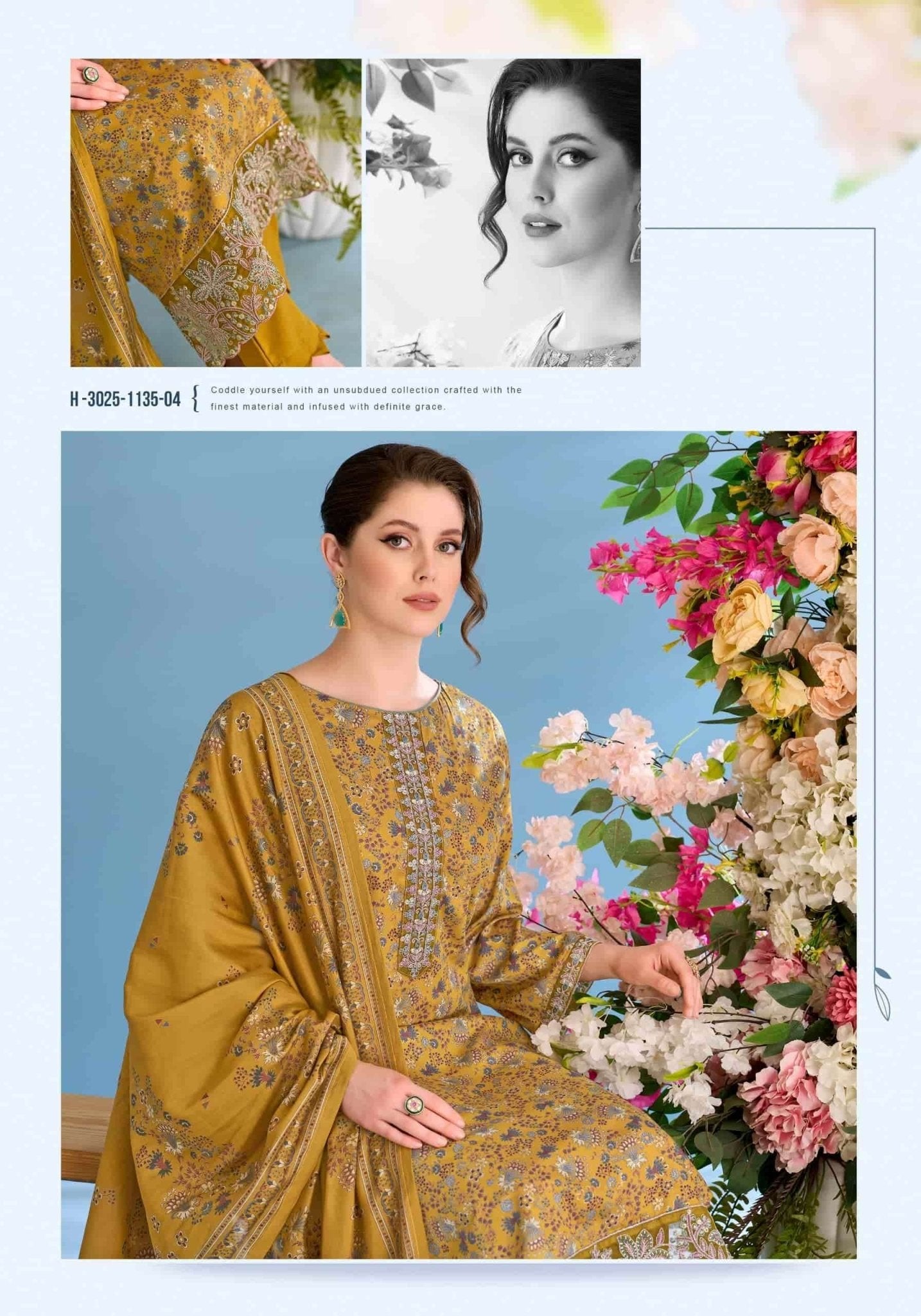 Alok Suit Phulwari Pure Zam Embroidered Dress Material - Amrah Wholesale