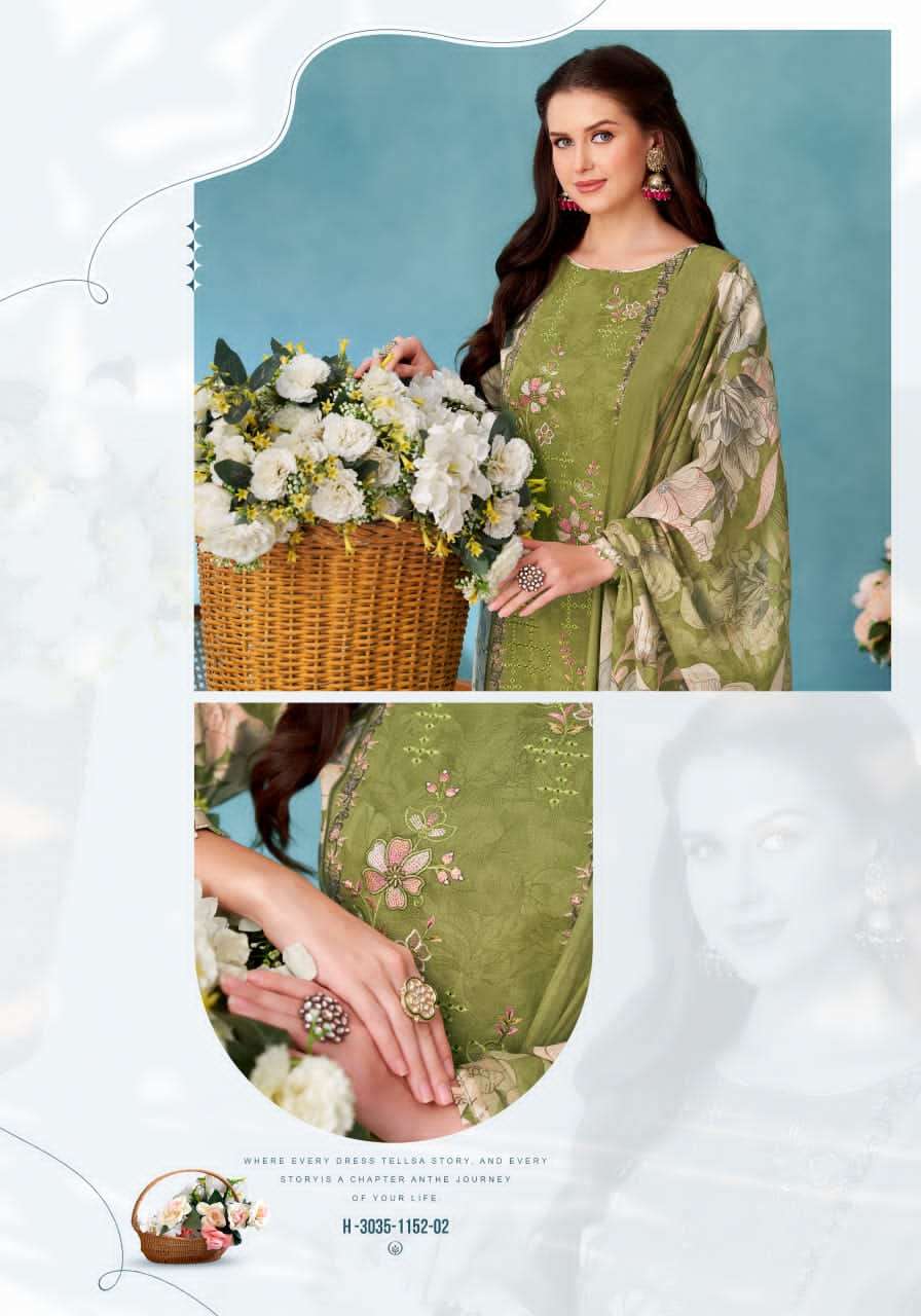 Alok Suit Rihaana Edition 18 Cambric Cotton Dress Material