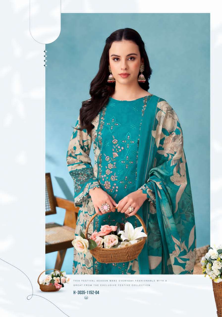 Alok Suit Rihaana Edition 18 Cambric Cotton Dress Material