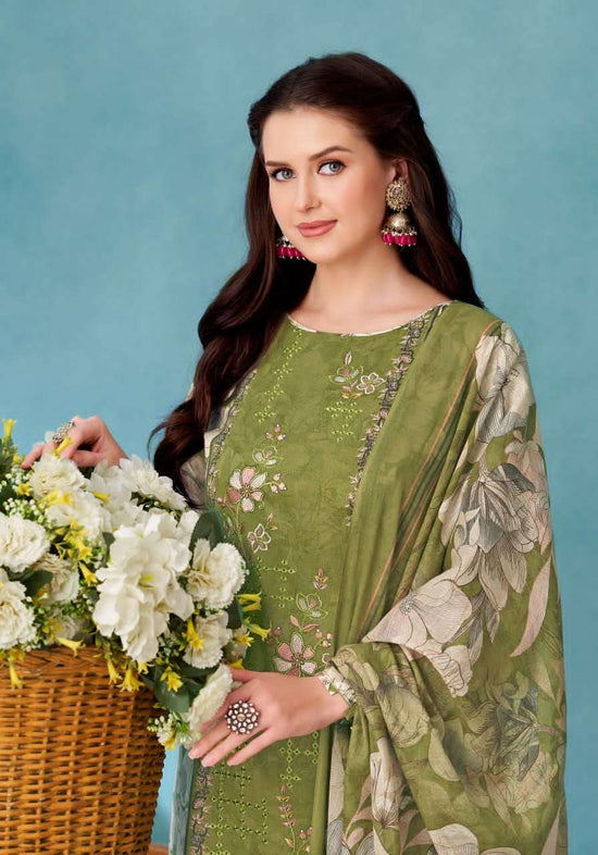 Alok Suit Rihaana Edition 18 Cambric Cotton Dress Material