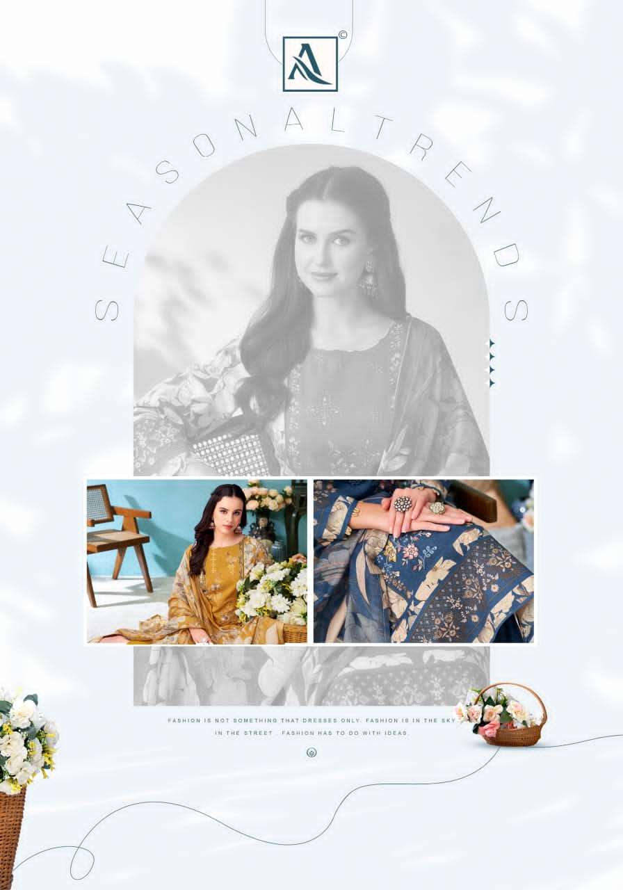 Alok Suit Rihaana Edition 18 Cambric Cotton Dress Material
