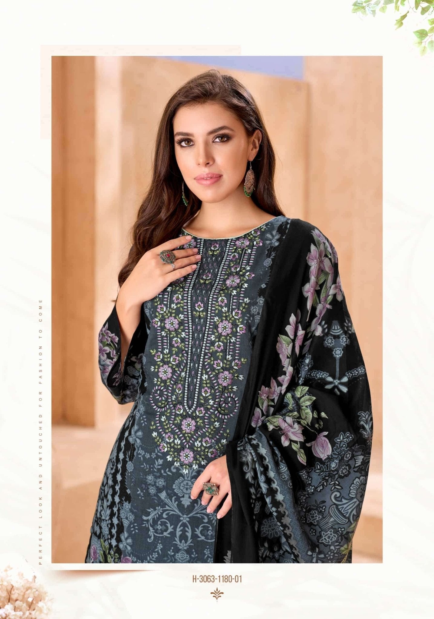 Alok Suit Rihaana Edition 19 Cambric Cotton Pakistani Suit - Amrah Wholesale