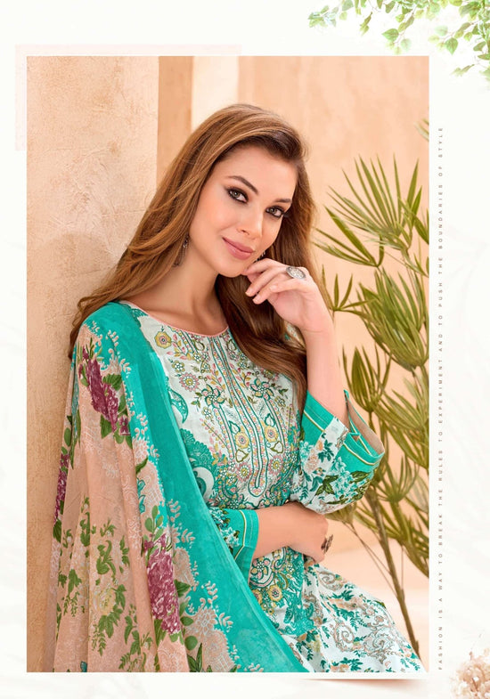 Alok Suit Rihaana Edition 19 Cambric Cotton Pakistani Suit - Amrah Wholesale