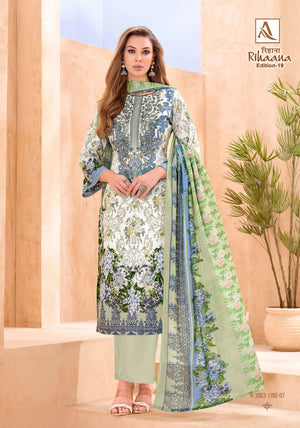 Alok Suit Rihaana Vol-19 Cambric Cotton Dress Material - Amrah Wholesale
