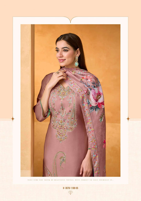 Alok Suit Rosemont Viscose Muslin Dress Material