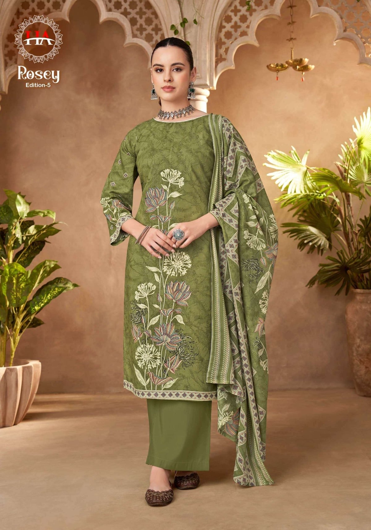 Alok Suit Rosey Vol - 5 Cotton Printed Dress Material - Amrah Wholesale