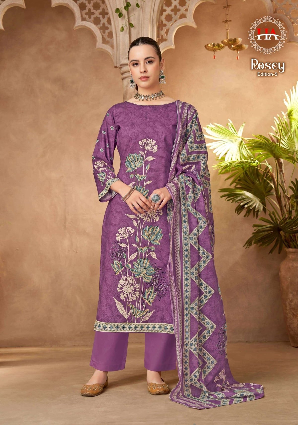 Alok Suit Rosey Vol - 5 Cotton Printed Dress Material - Amrah Wholesale