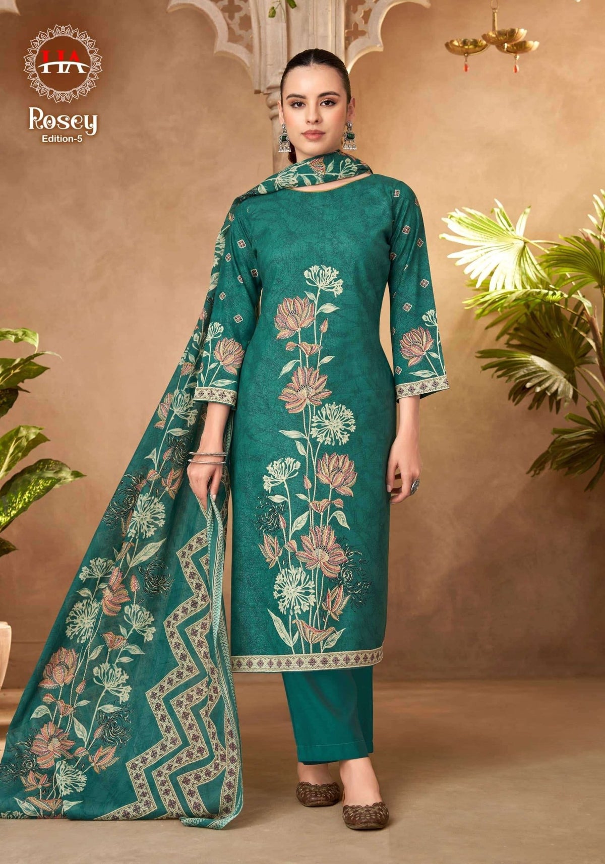 Alok Suit Rosey Vol - 5 Cotton Printed Dress Material - Amrah Wholesale