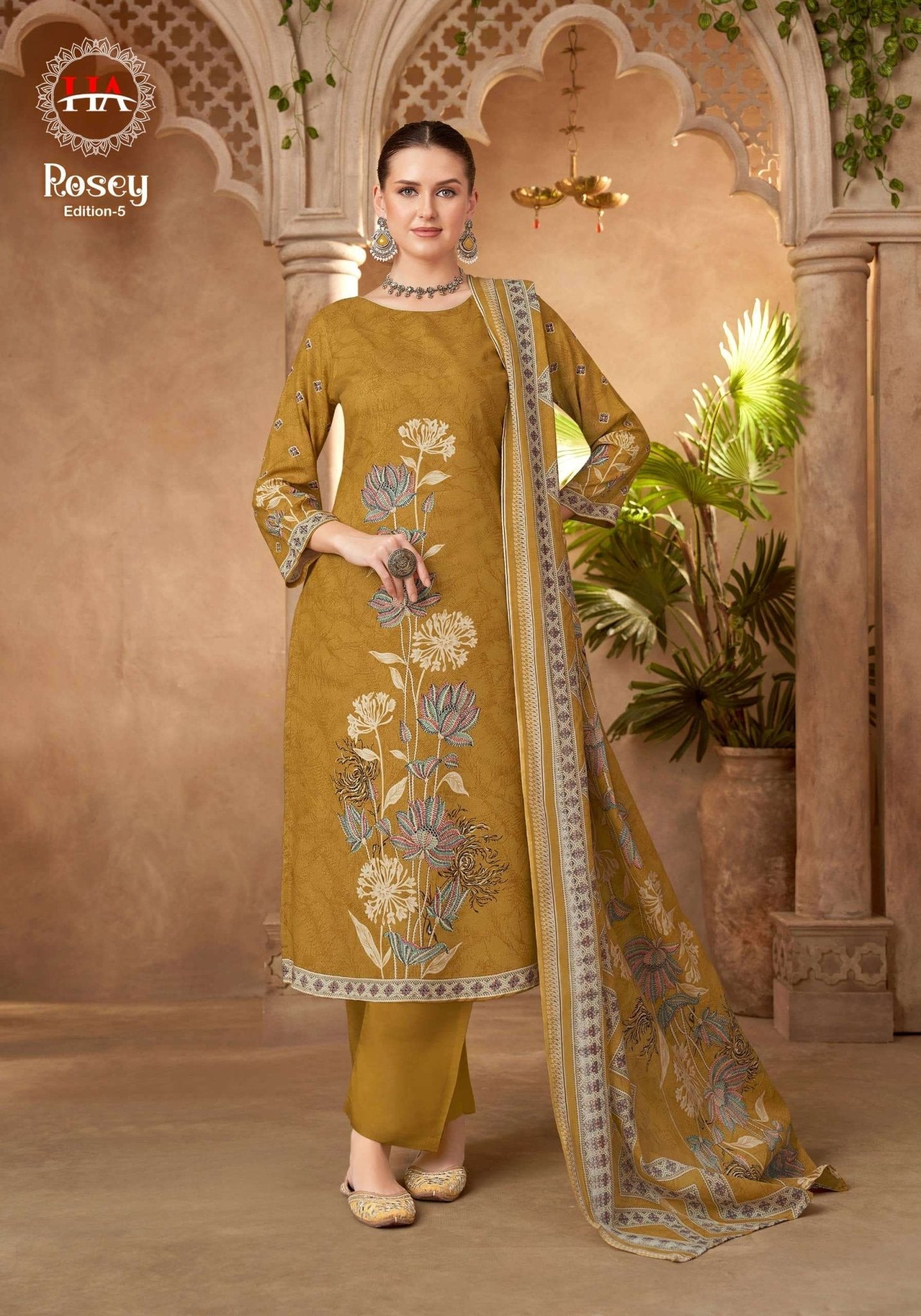 Alok Suit Rosey Vol - 5 Cotton Printed Dress Material - Amrah Wholesale