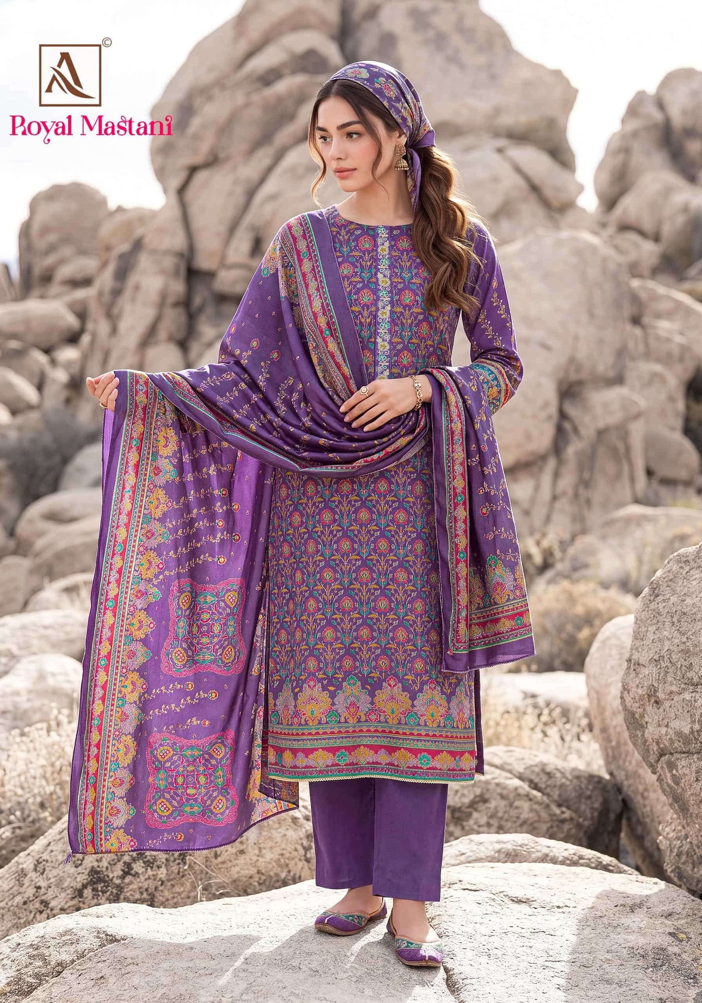 Alok Suit Royal Mastani Viscose Modal Dress Material