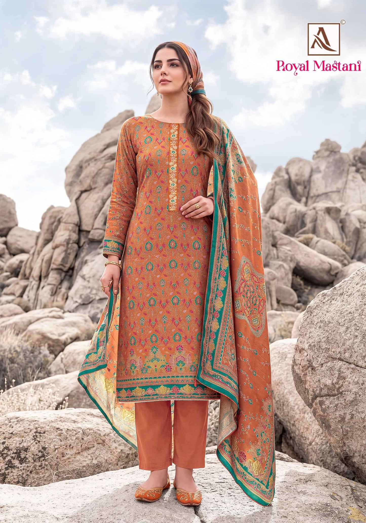 Alok Suit Royal Mastani Viscose Modal Dress Material