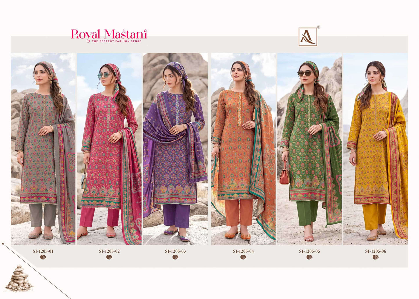 Alok Suit Royal Mastani Viscose Modal Dress Material
