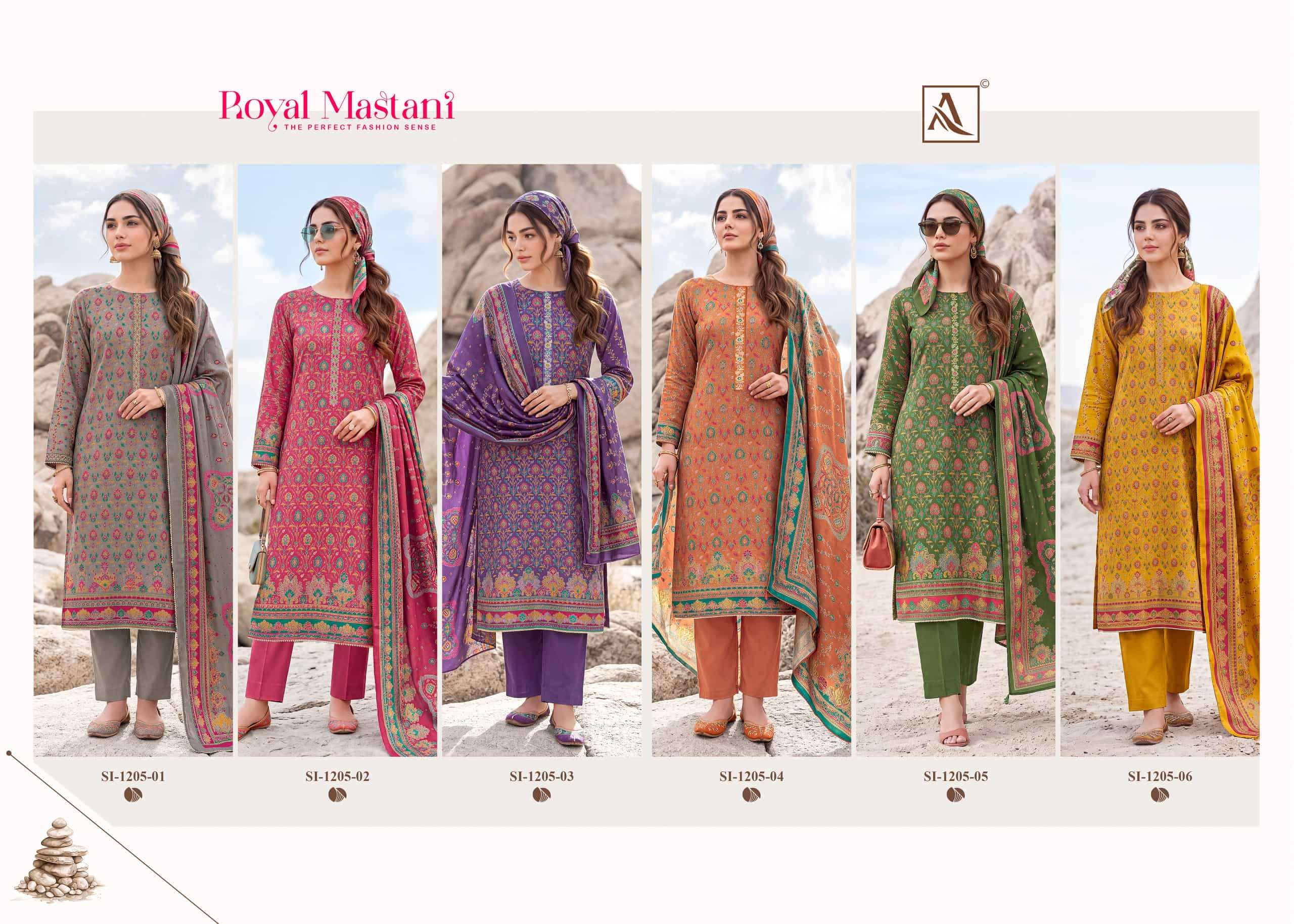Alok Suit Royal Mastani Viscose Modal Dress Material