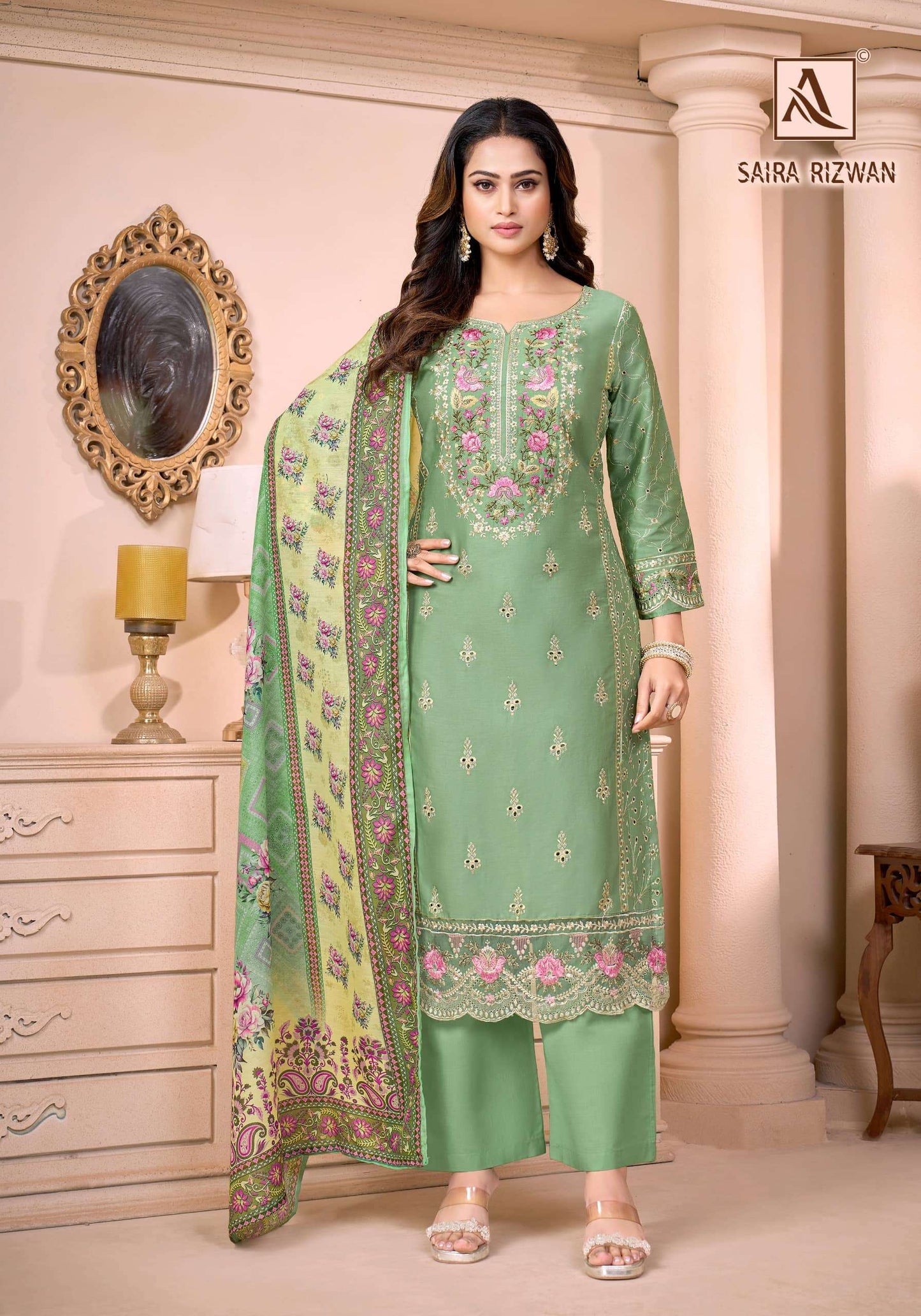 Alok Suit Saira Rizwan