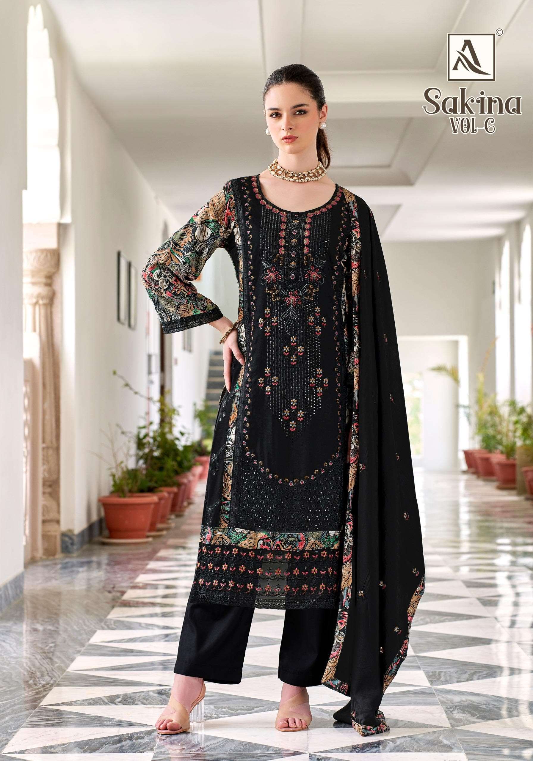 Alok Suit Sakina Vol-06