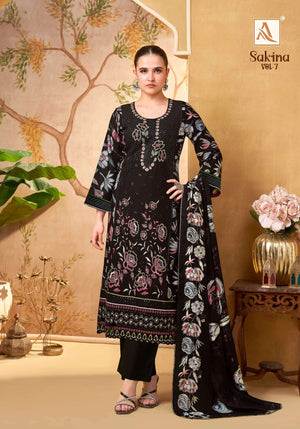 Alok Suit Sakina Vol-07 Viscose Rayon Pakistani Suit