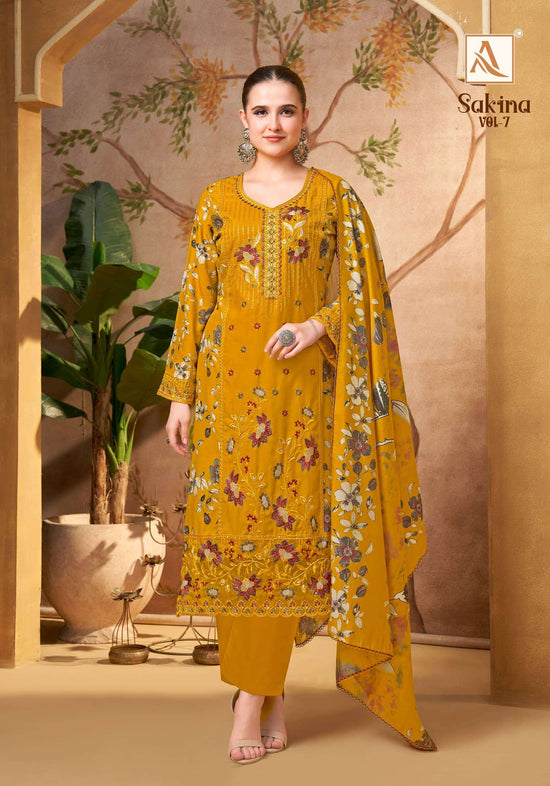 Alok Suit Sakina Vol-07 Viscose Rayon Pakistani Suit