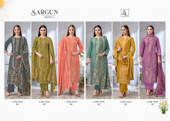 ALOK Suit Sargun Vol - 6 Viscose Muslin Dress Material - Amrah Wholesale