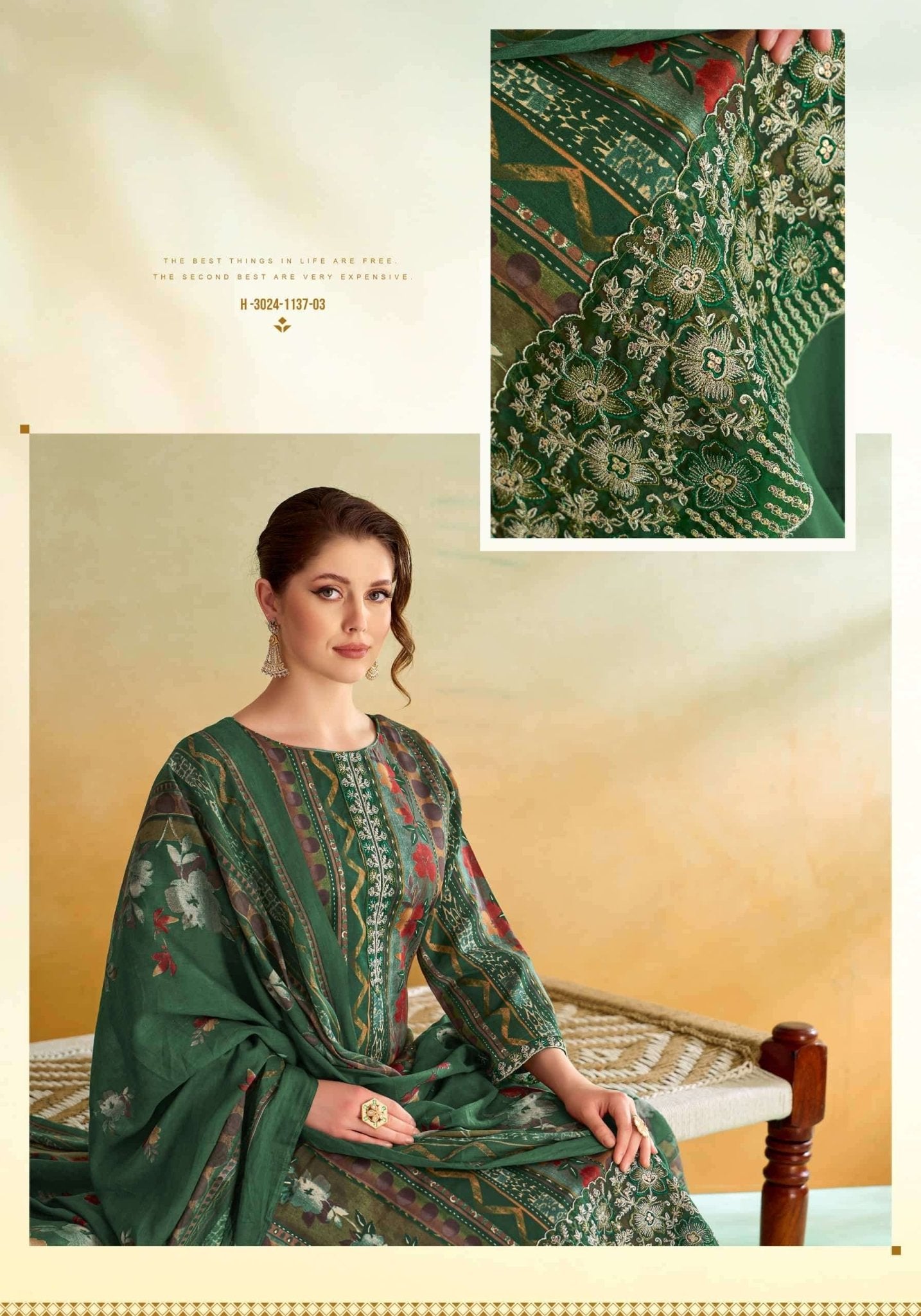 Alok Suit Sitara Night Zam Cotton Dress Material - Amrah Wholesale