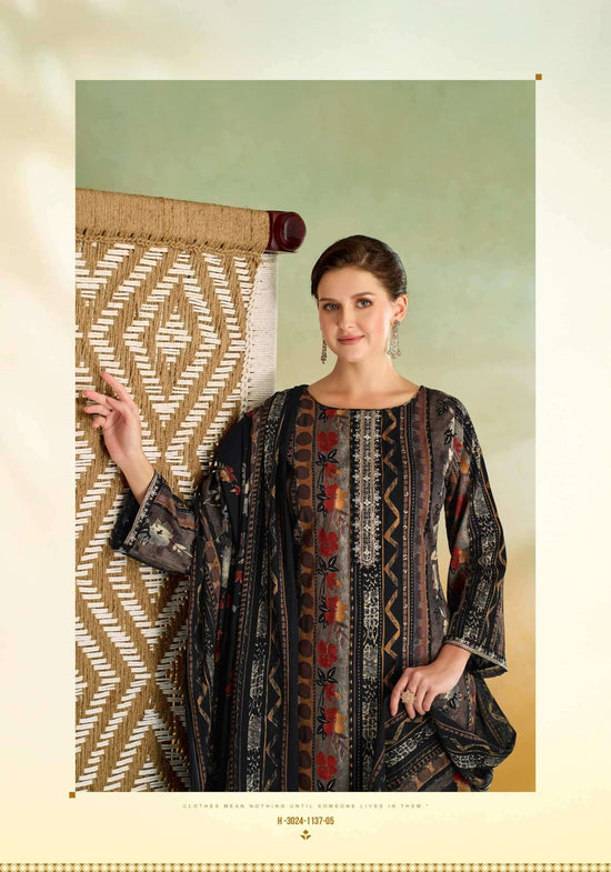 Alok Suit Sitara Night Zam Cotton Dress Material - Amrah Wholesale