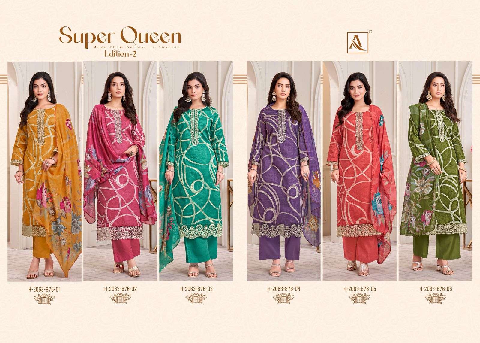 Alok Suit Super Queen Vol-02