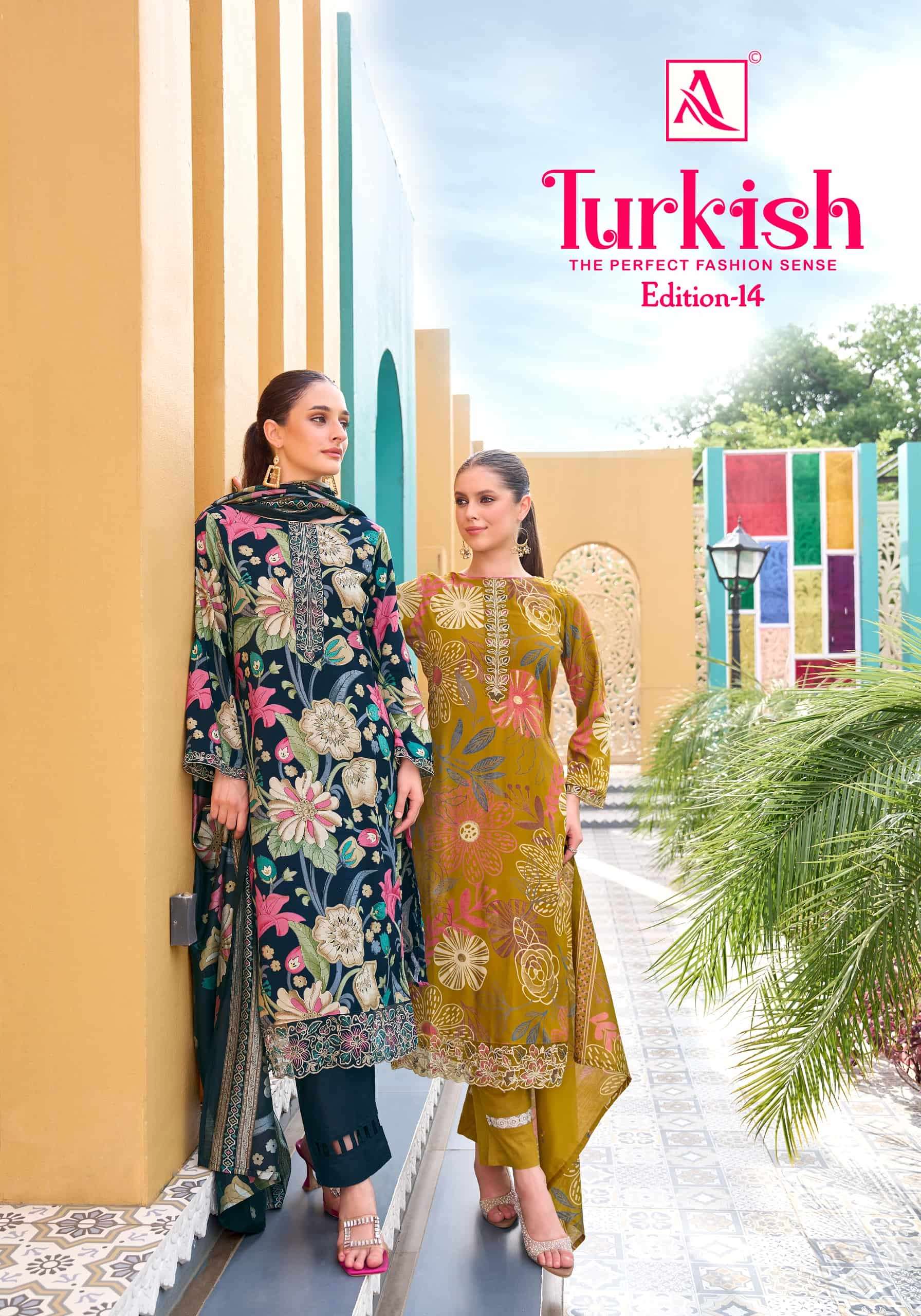 Alok Suit Turkish Edition 14 Viscose Rayon Dress Material