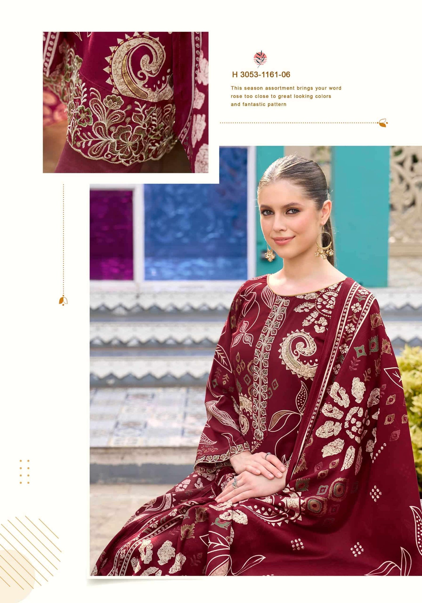 Alok Suit Turkish Edition 14 Viscose Rayon Dress Material