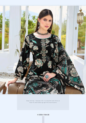 Alok Suit Turkish Edition 15 100% Viscose Rayon Dress Material