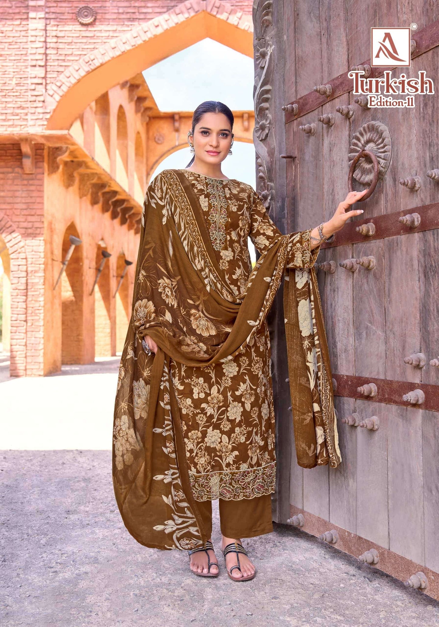 ALOK SUIT TURKISH VOL-11 Viscose Rayon Pakistani Suit