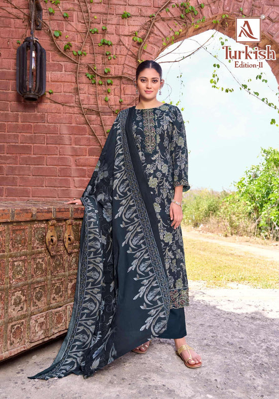 ALOK SUIT TURKISH VOL-11 Viscose Rayon Pakistani Suit
