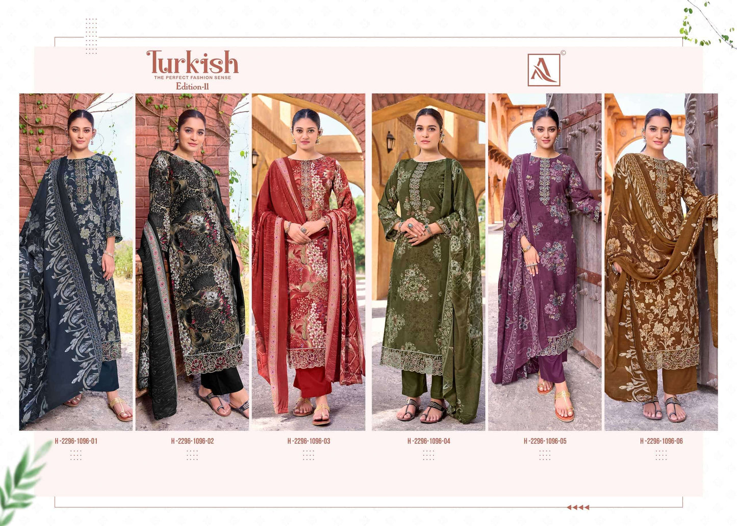 ALOK SUIT TURKISH VOL-11 Viscose Rayon Pakistani Suit